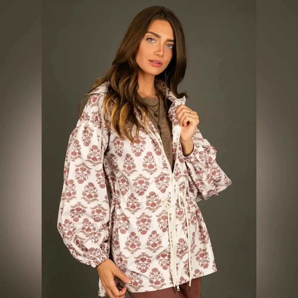 Joyfolie NWT Boho light jacket Luca in cream block XL sold out Gorgeous - Picture 6 of 9